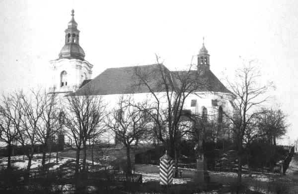 Kostel sv.Václava v Čisté (asi 1900)